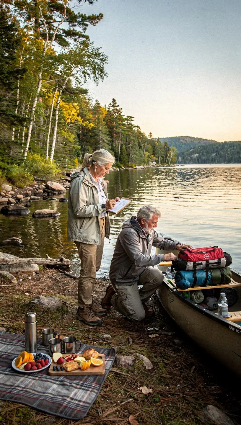 Rodzina spędzająca czas na pikniku w otoczeniu zieleni.