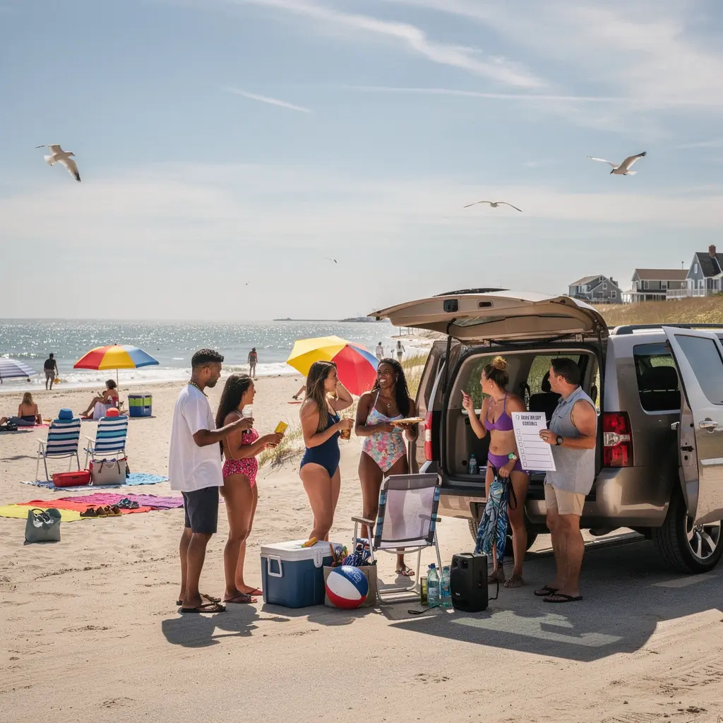 Grupa przyjaciół wędrówka po szlaku górskim z plecakami.